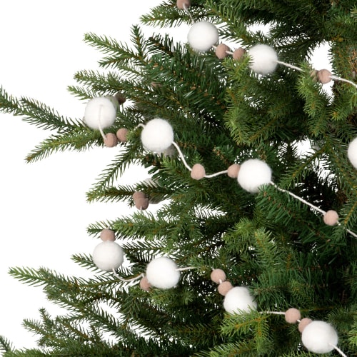 Ghirlanda di Natale artificiale verde ghirlanda natalizia decorazione per feste di Natale albero di Natale rattan pendente pendente pendente goccia ornamento 