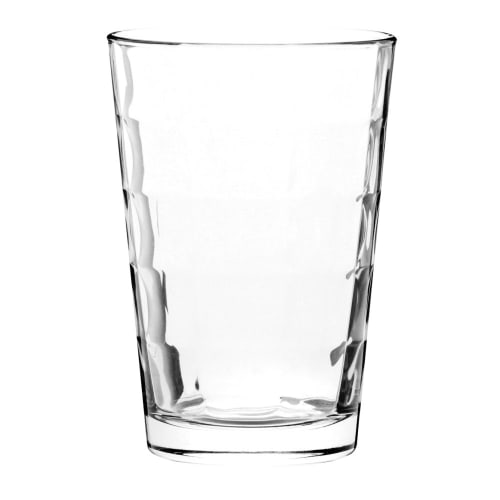Glas mit Reliefmuster - Set aus 6