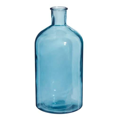 Decor Vases | Glass decorative bottle H:28cm (PORT) - DL28866