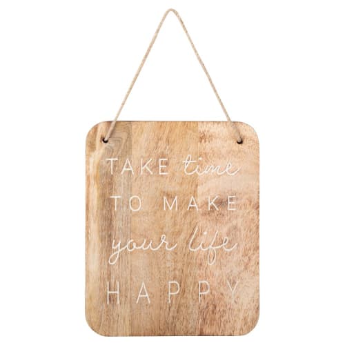 Gold Carved Mango Wood Wall Art 20x25 Maisons du Monde