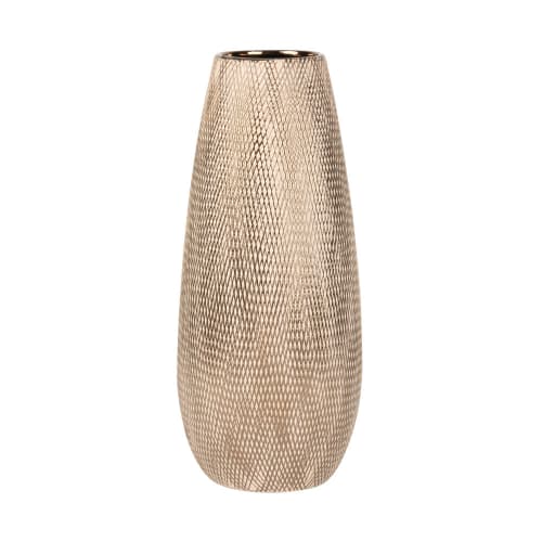 Decor Vases | Gold-Colour Porcelain Vase H32 - SD61930