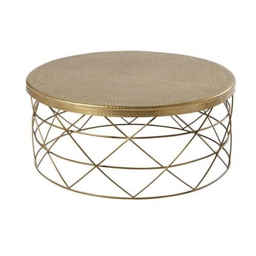 Business Coffee tables | Gold Metal and Aluminium Coffee Table - PO44957