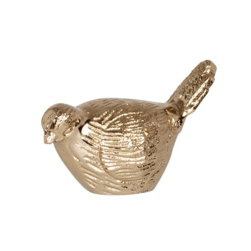 Decor Statuettes & figurines | Gold metal bird ornament H7cm - EM61890