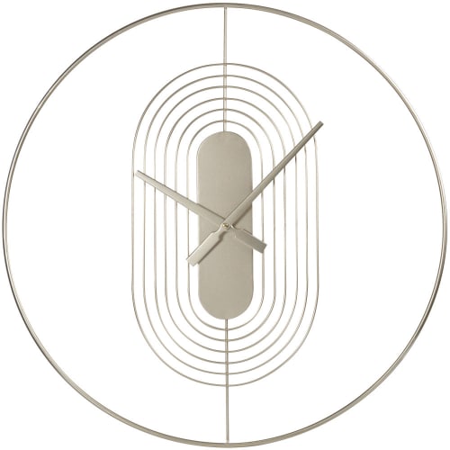 Decor Clocks | Gold metal clock D60cm - GH85663