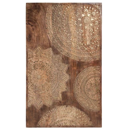 Decor Art, prints & paintings | Golden Wood-Carved Print 50x82 - RS07228