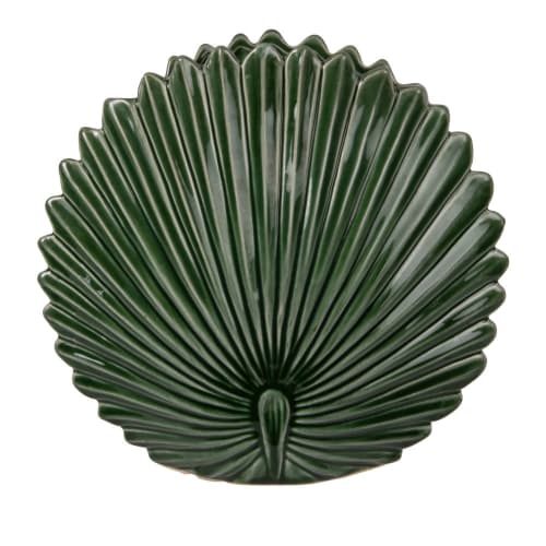 Decor Vases | Green stoneware vase H24cm - VM80566
