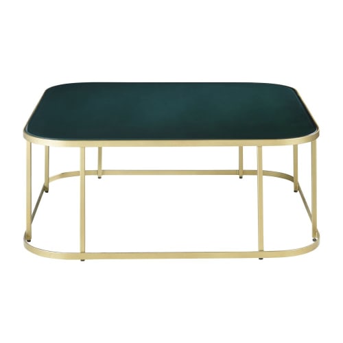 Green Tempered Glass Coffee Table Manaos Maisons du Monde