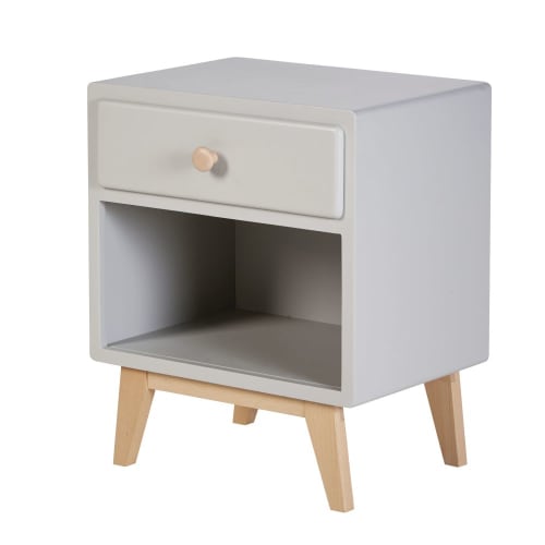 Grey 1Drawer Bedside Table Sweet Maisons du Monde