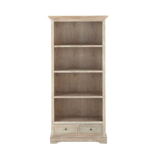 Libreria Maison Du Monde.Grey 2 Drawer Bookcase Cavaillon Maisons Du Monde