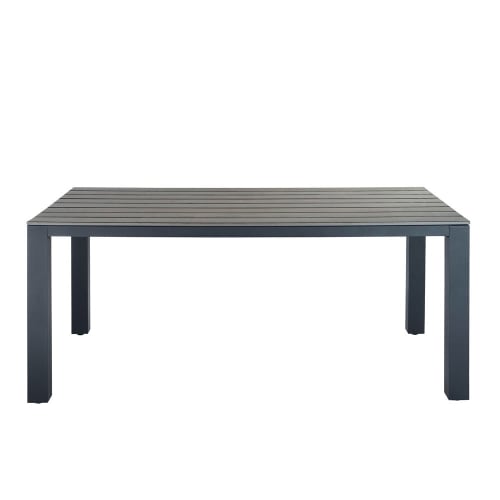 Business Garden | Grey garden table in aluminium W 180cm - XY00195