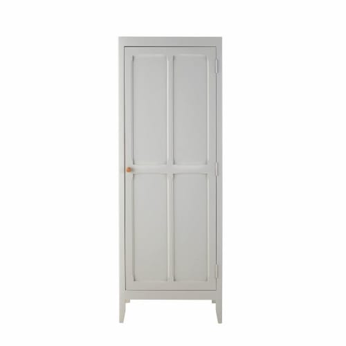 Grey Pine 1-Door Wardrobe