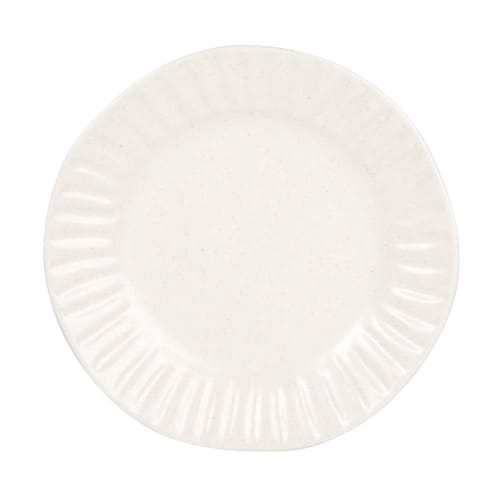 Grey porcelain dessert plate - Set of 6