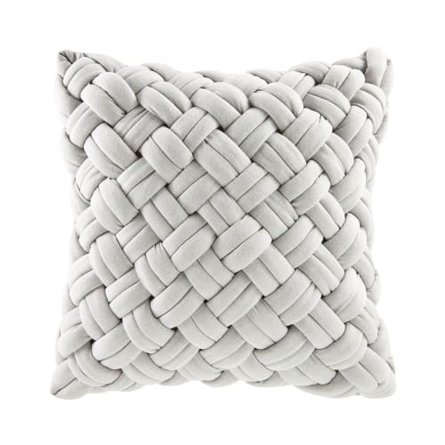 Grey Woven Cushion 45x45 Maisons du Monde