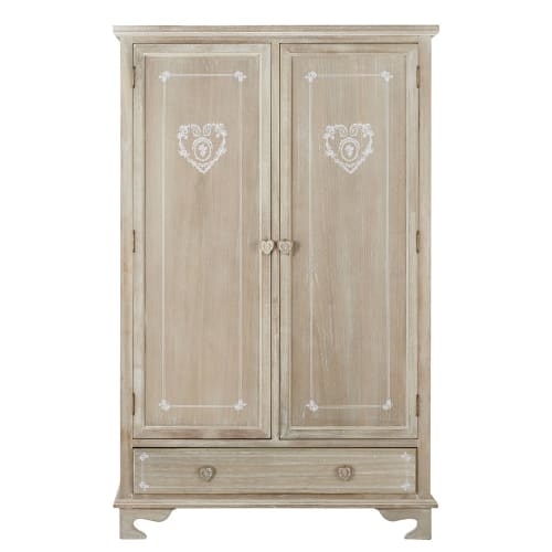 Greyed Pine Wood Closet Camille Maisons Du Monde