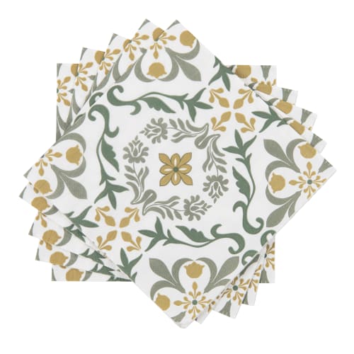 CEILIWEN Sage Green Party Servies Set - Papieren borden, servetten, kopjes, rietjes - 250 stuks voor 50 gasten, 23 cm en 18 cm borden