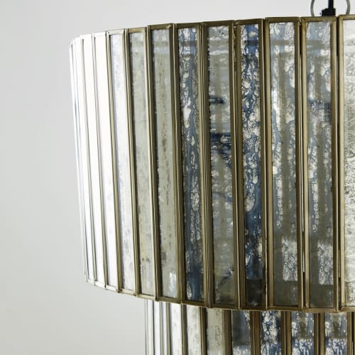 Business Lampen und dekorationsgegenstände | Hängelampe aus Metall mit Spiegelplättchen - JJ52661