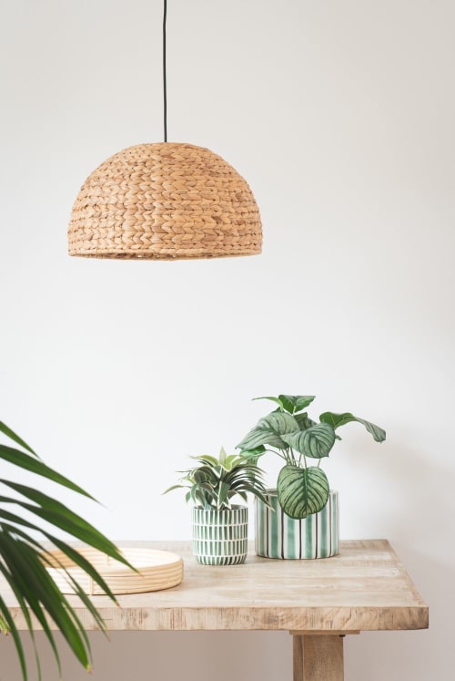 Hängeleuchte aus geflochtener Pflanzenfaser Park | Maisons du Monde