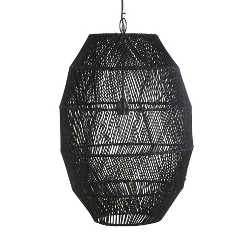 Hängeleuchte aus Rattangeflecht, schwarz D51 | Maisons du Monde Hängeleuchte aus Rattangeflecht, schwarz D51 | Maisons du Monde