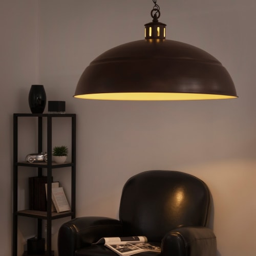 Business Lampen und dekorationsgegenstände | Hängeleuchte aus Metall mit Rosteffekt D82 - XT88185