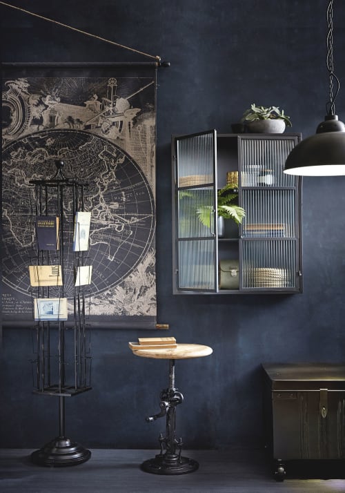 Business Lampen und dekorationsgegenstände | Hängeleuchte im Industrial-Stil aus schwarzem Metall - RD16143