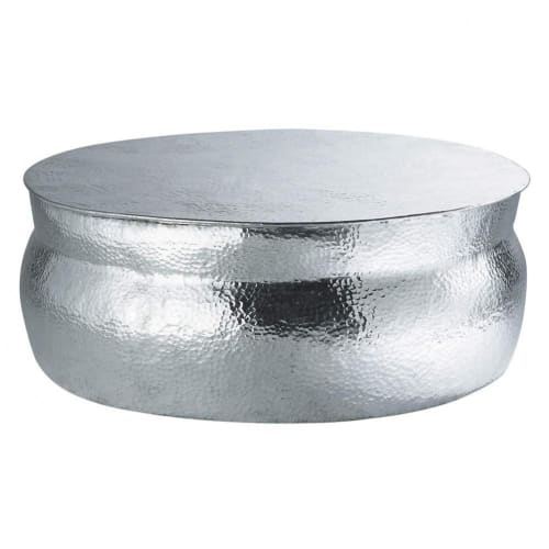 Business Coffee tables and console tables | Hammered Aluminium Coffee Table - SU10222