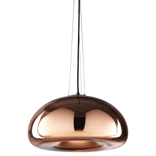 Hanglamp koperkleurig glas D42 Cherry | Maisons Monde