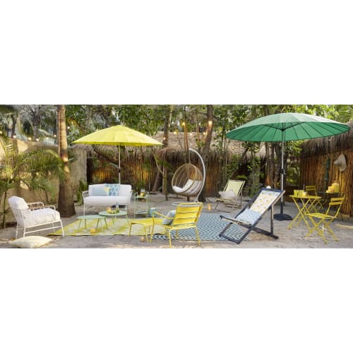 magie Alvast bubbel Hangstoel voor in de tuin van wicker Calypso | Maisons du Monde