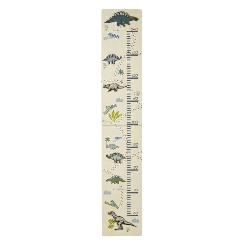 Kids Children's wall decor | Height chart in green, grey and natural 97x17cm - MQ83425