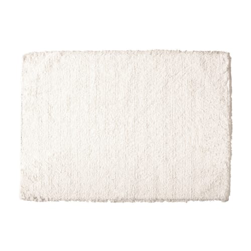 Textil Teppiche | Hochflor Teppich aus Stoff, 140 x 200 cm, ecru - PJ29590