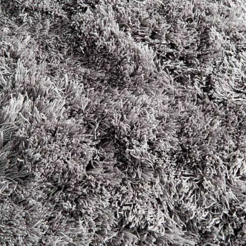 Textil Teppiche | Hochflor Teppich aus Stoff, 140 x 200 cm, grau - NS23365