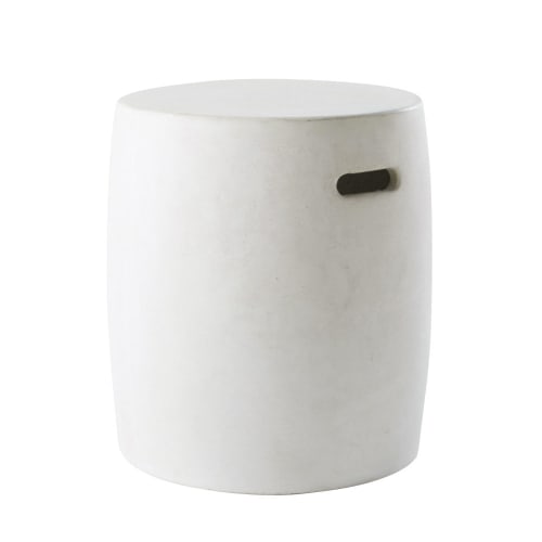 Hocker aus Zement, weiß Mayfair | Maisons du Monde