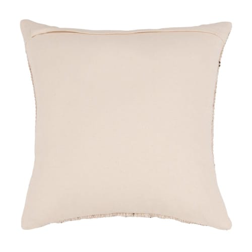 Housse De Coussin En Coton Beige Gris Et Doré 40x40 Imi Maisons Du Monde