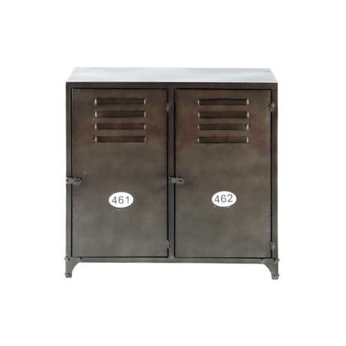 Industrial 2 Door Metal Sideboard Wayne Maisons Du Monde