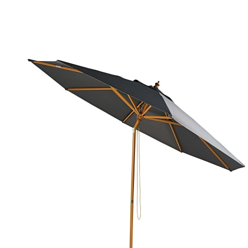 Kantelbare parasol van antracietgrijze 3x3 Palma | Maisons du Monde