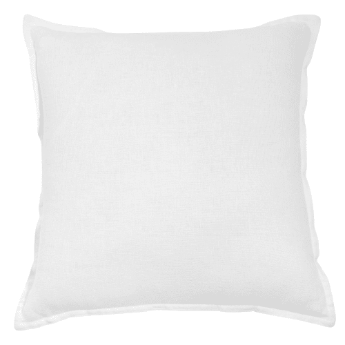 Textil Kissen und Kissenbezüge | Kissen aus grobem Leinen, 45x45, weiß - XL28500