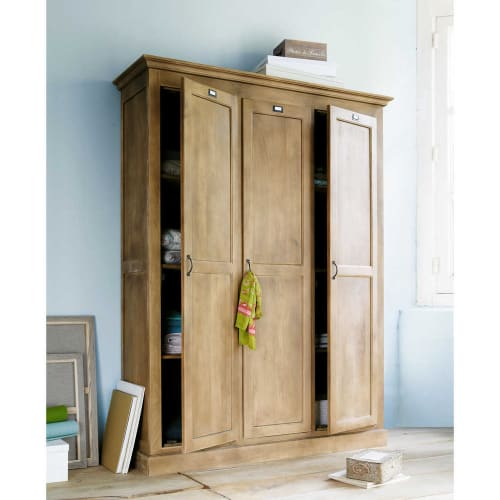Kleiderschrank aus Mangoholz, B 160 cm Naturaliste Maisons du Monde