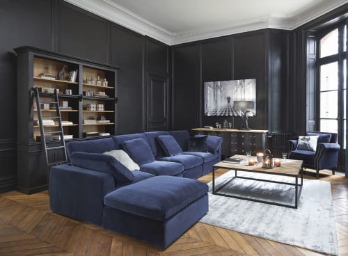 Kommode Mit 6 Schubladen Aus Akazie Und Mangoholz Schwarz Versailles Maisons Du Monde