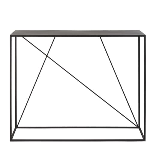 Möbel Konsolen- und Wandtische | Konsole aus Metall, schwarz - LY99530