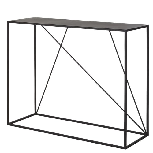 Möbel Konsolen- und Wandtische | Konsole aus Metall, schwarz - LY99530