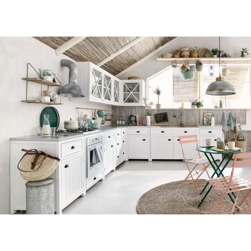 Küchenunterschrank aus Holz, B120, weiß Newport | Maisons du Monde