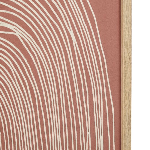 Dekoration Bilder | Kunstdruck, terrakotta und beige, 75x100cm - OI57755