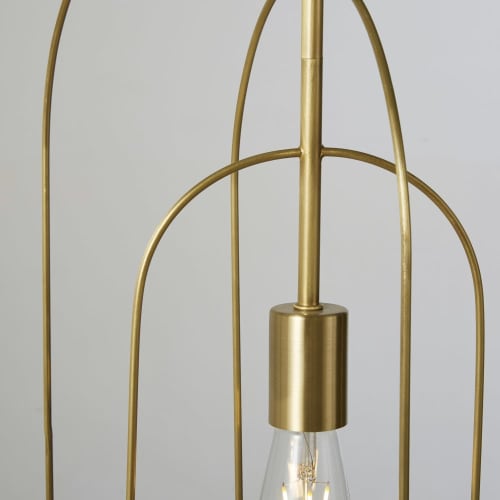 Lámpara de techo articulada de metal dorado Necklace | Maisons du Monde