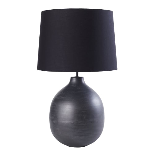 Lampe boule en métal noir effet vieilli | Maisons du Monde Lampe boule en métal noir effet vieilli | Maisons du Monde