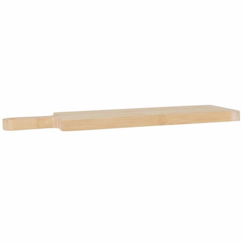 Tischkultur Holztablett und Serviertablett | Langes Brett aus beigefarbenem Bambus - EP61860