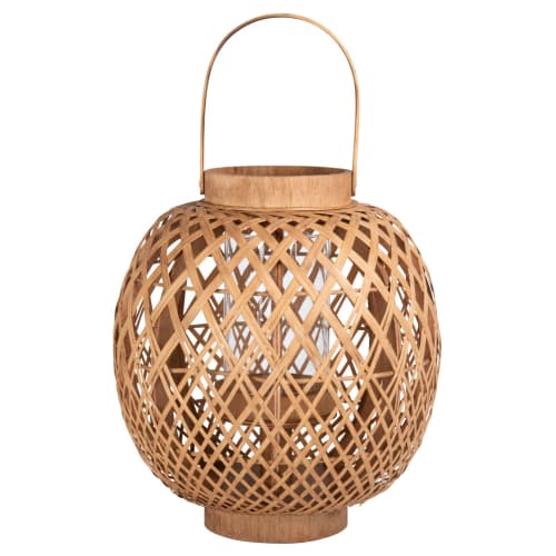 Déco Lanternes | Lanterne en bambou tressé - KS64086