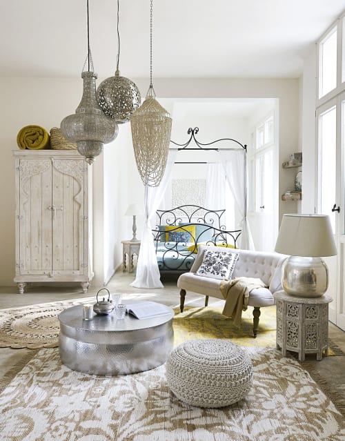 Letto marrone a baldacchino 140 x 190 in metallo | Maisons du Monde Letto marrone a baldacchino 140 x 190 in metallo | Maisons du Monde