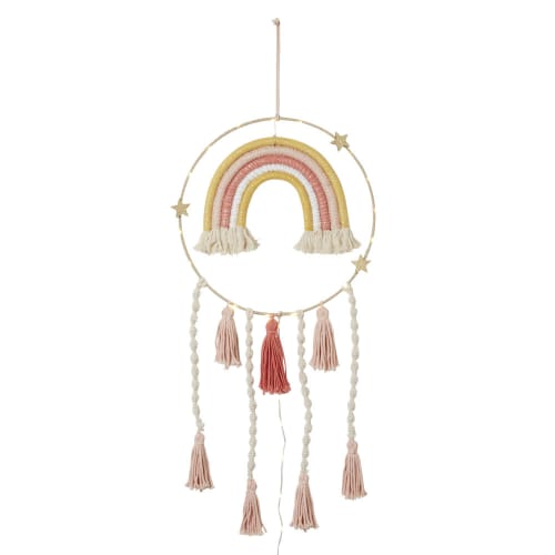 3erSet 6 cm x 20 cm Dreamcatcher Traumfänger Kauri Windspiel Pink Türkis Rainbow