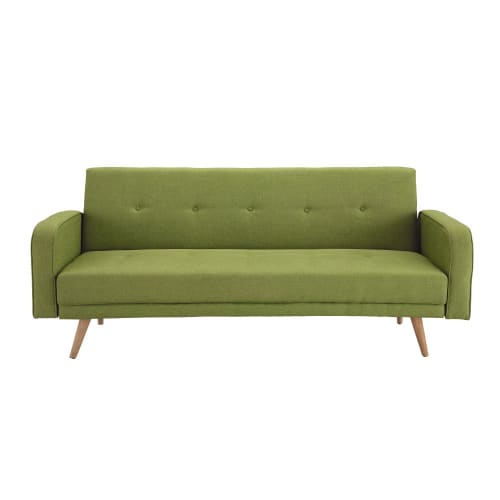 Lime Green 3 Seater Clic Clac Sofa Bed, Lime Green Sofa Bed Uk