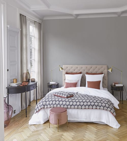 Tete De Lit Chesterfield Maison Du Monde Linen Vintage Button Headboard W 180cm Chesterfield Maisons Du Monde
