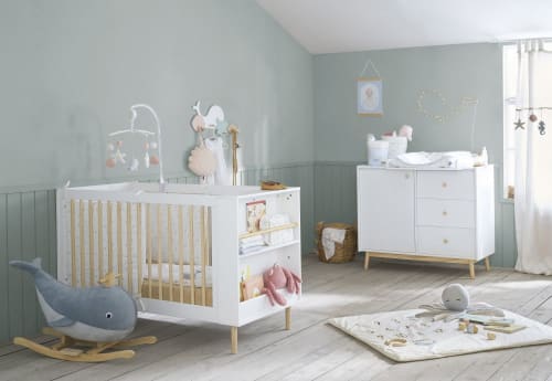 Lit Bebe A Barreaux Blanc Come Maisons Du Monde